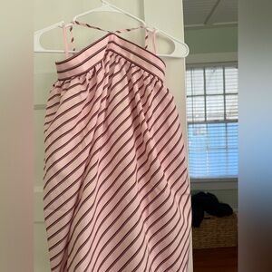 Pink and Purple Striped Dress